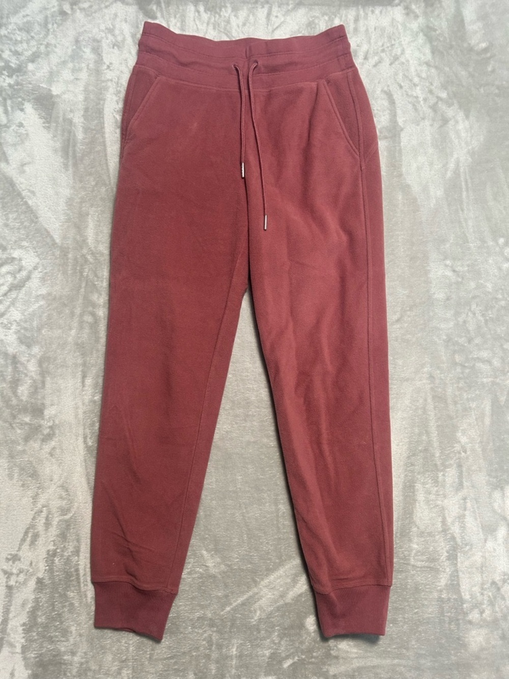 Athleta fleece joggers women’s XS pink loungewear pockets